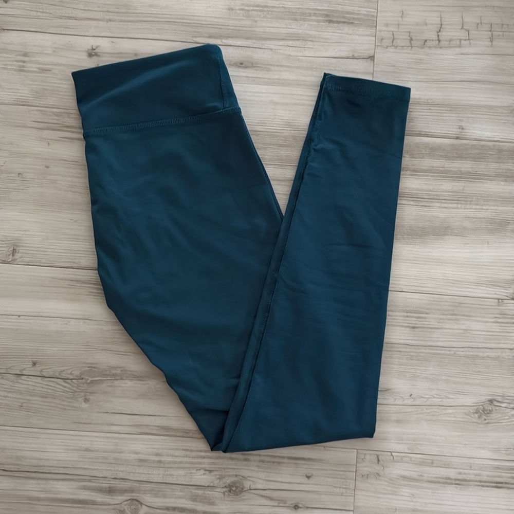 Fabletics Teal Full Length leggings xs